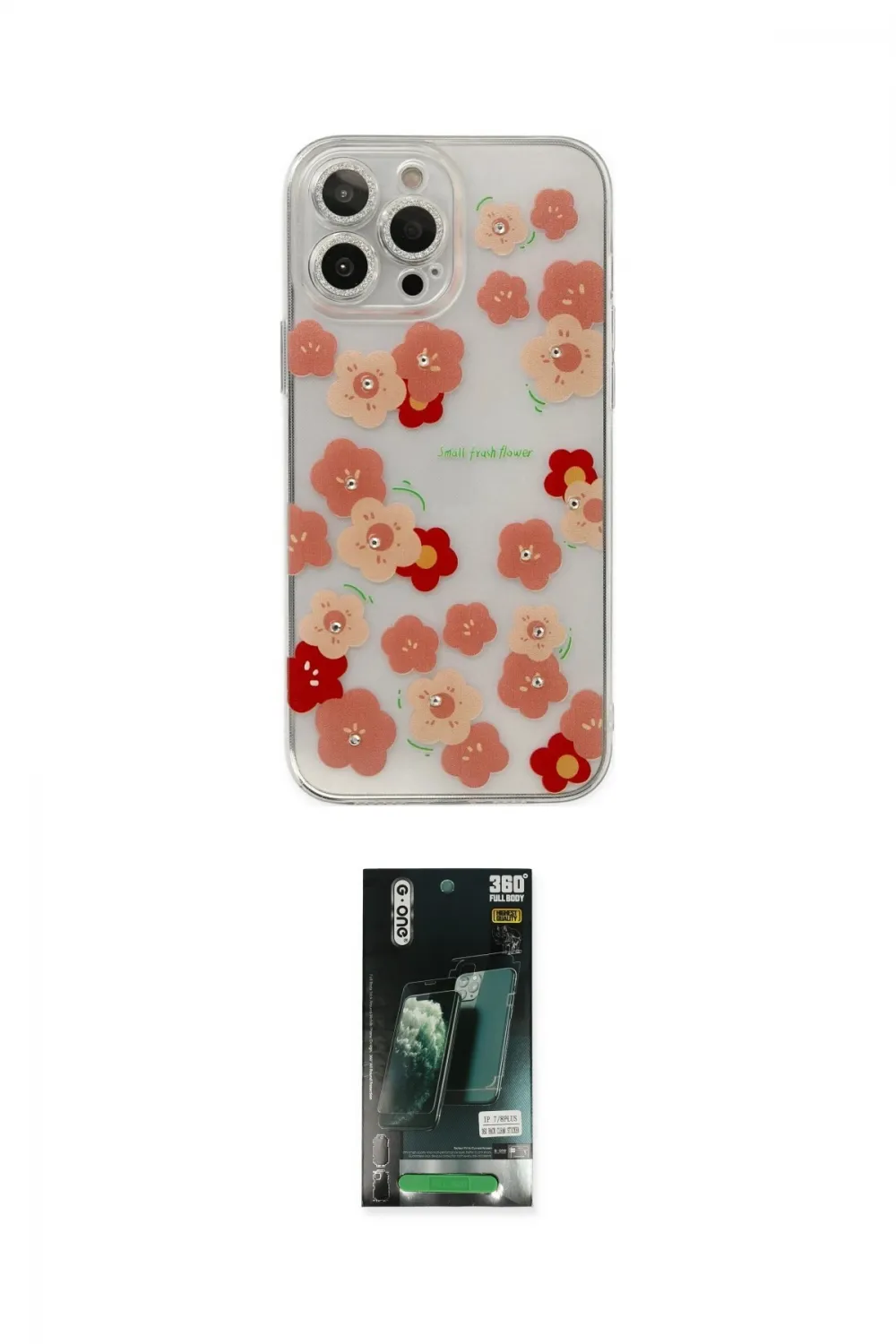 ieg™ iPhone 13 Pro Max Kılıf Eksen Asil Prime - Şeffaf 360 Full Body Arka Koruyucu