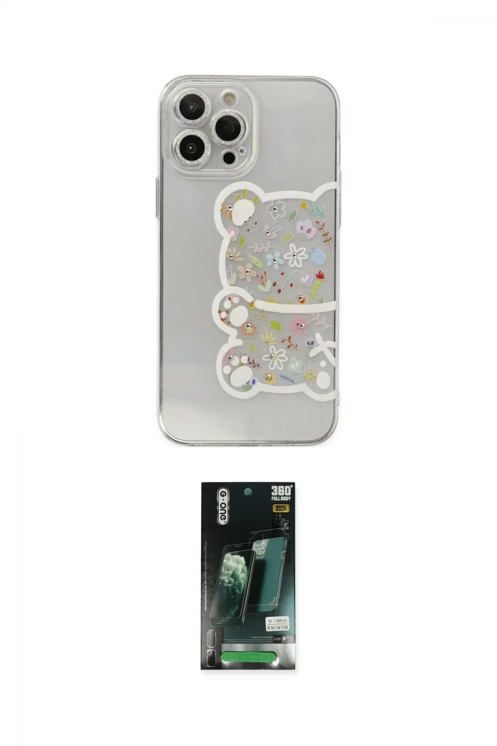ieg™ iPhone 13 Pro Max Kılıf Eksen Asil Prime - Şeffaf 360 Full Body Arka Koruyucu