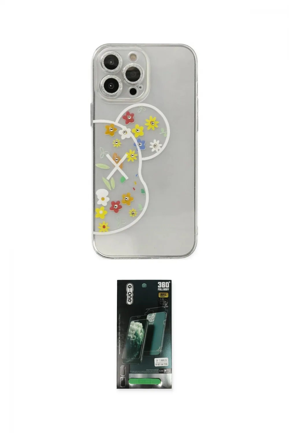 ieg™ iPhone 13 Pro Max Kılıf Eksen Asil Prime - Şeffaf 360 Full Body Arka Koruyucu