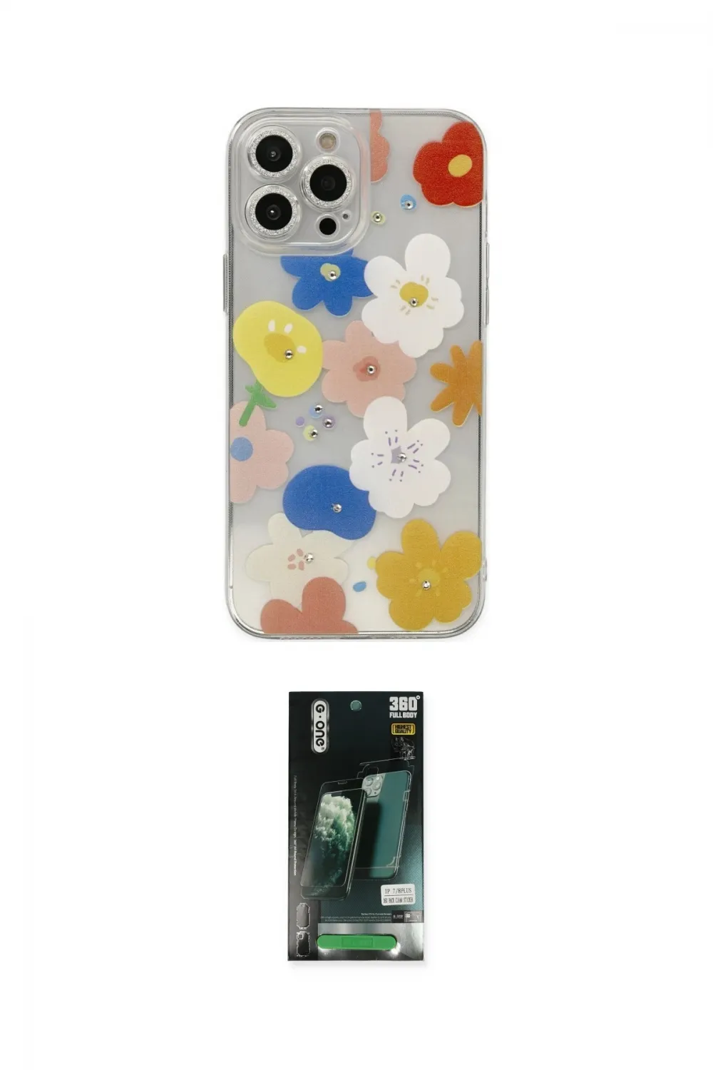 ieg™ iPhone 13 Pro Max Kılıf Eksen Asil Prime - Şeffaf 360 Full Body Arka Koruyucu