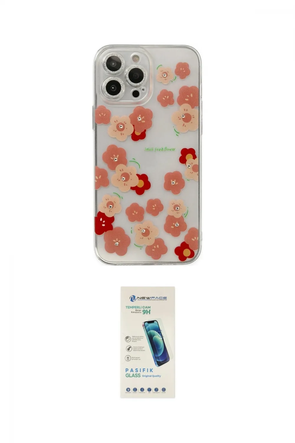 ieg™ iPhone 13 Pro Max Kılıf Eksen Asil Prime - Şeffaf Pasifik Cam Ekran Koruyucu