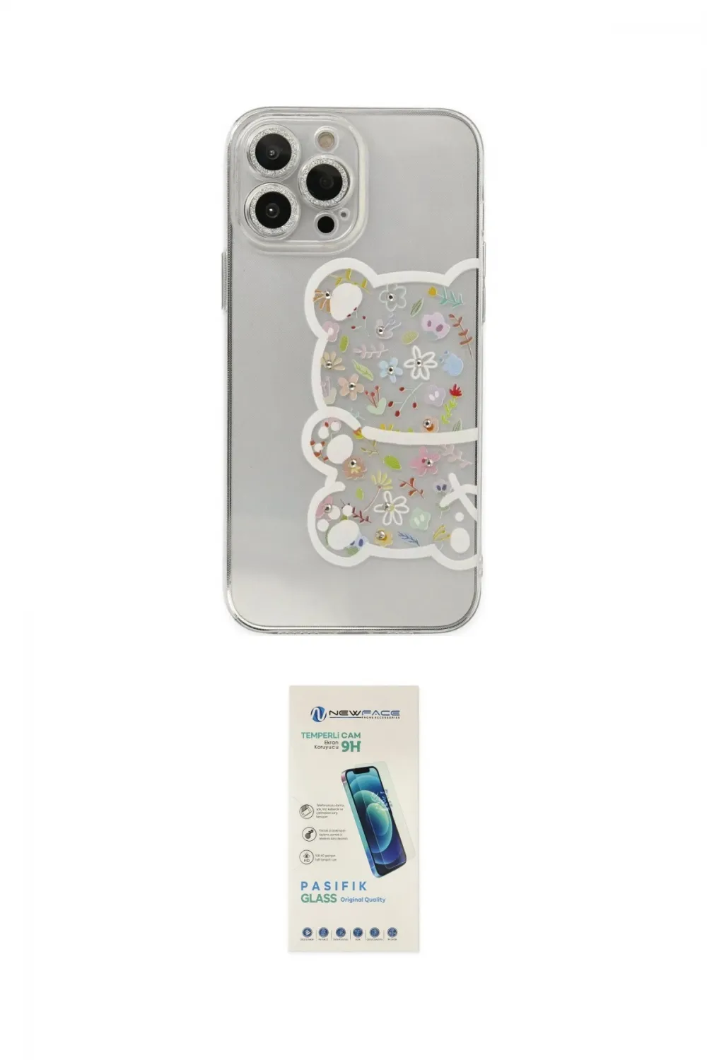 ieg™ iPhone 13 Pro Max Kılıf Eksen Asil Prime - Şeffaf Pasifik Cam Ekran Koruyucu
