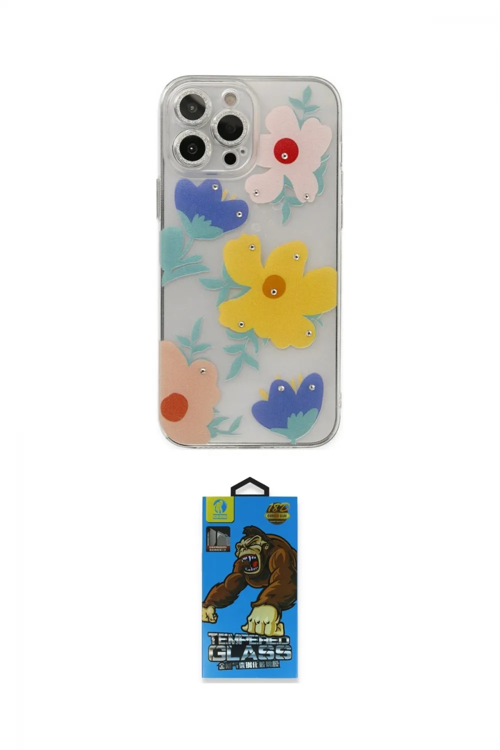 ieg™ iPhone 13 Pro Max Kılıf Eksen Asil Prime - Siyah 18D Cam Ekran Koruyucu