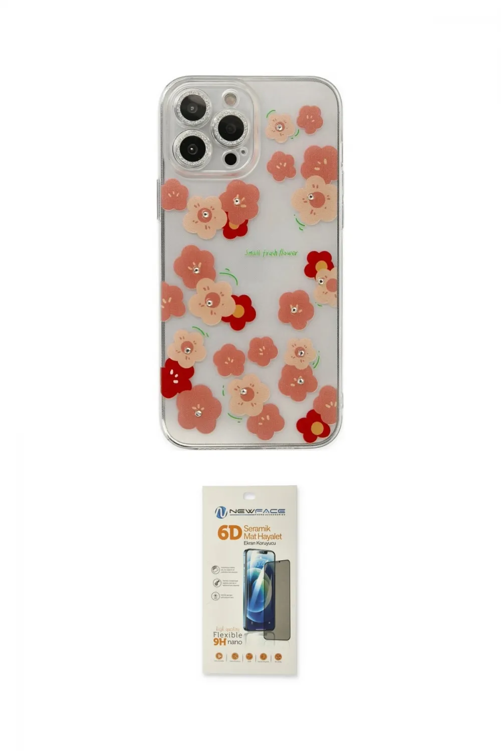 ieg™ iPhone 13 Pro Max Kılıf Eksen Asil Prime - Siyah 6D Mat Seramik Hayalet Nano Ekran Koruyucu