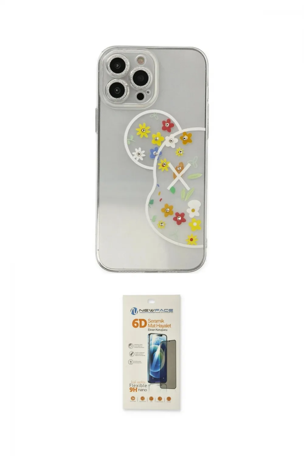 ieg™ iPhone 13 Pro Max Kılıf Eksen Asil Prime - Siyah 6D Mat Seramik Hayalet Nano Ekran Koruyucu