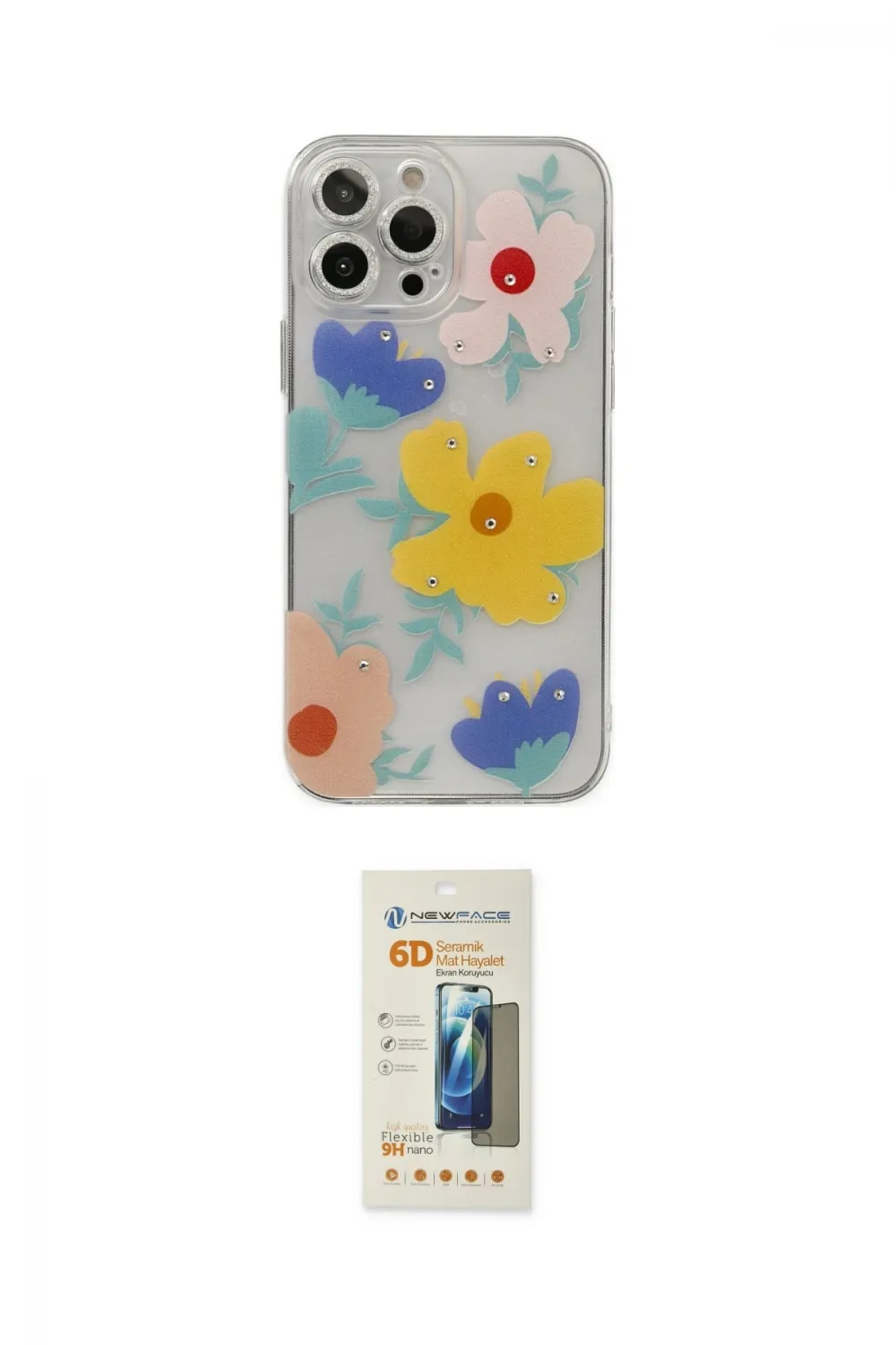 ieg™ iPhone 13 Pro Max Kılıf Eksen Asil Prime - Siyah 6D Mat Seramik Hayalet Nano Ekran Koruyucu