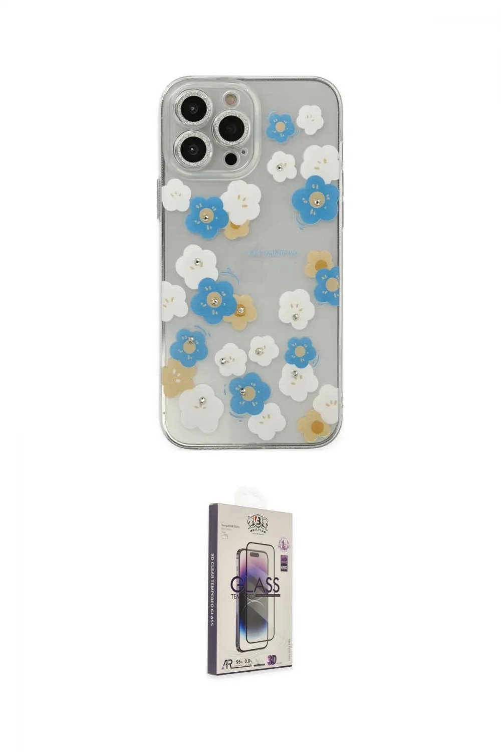 ieg™ iPhone 13 Pro Max Kılıf Eksen Asil Prime - Siyah Bilvis 3D Cam Ekran Koruyucu