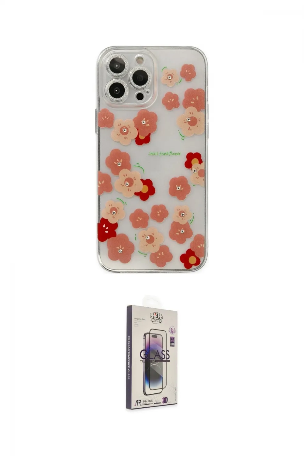 ieg™ iPhone 13 Pro Max Kılıf Eksen Asil Prime - Siyah Bilvis 3D Cam Ekran Koruyucu