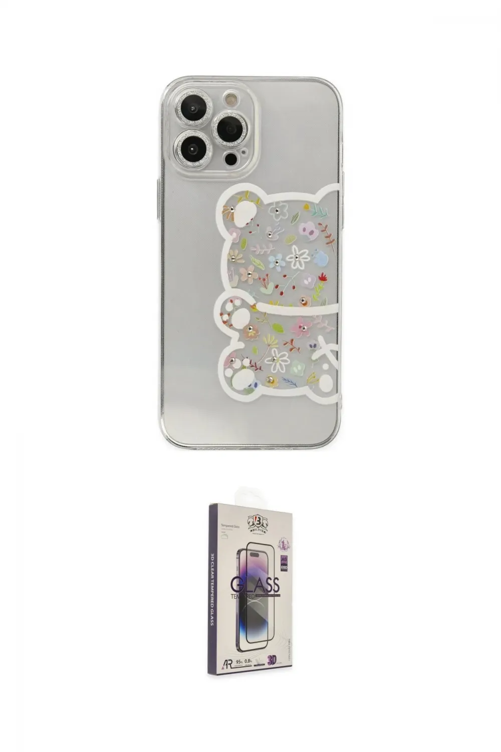 ieg™ iPhone 13 Pro Max Kılıf Eksen Asil Prime - Siyah Bilvis 3D Cam Ekran Koruyucu