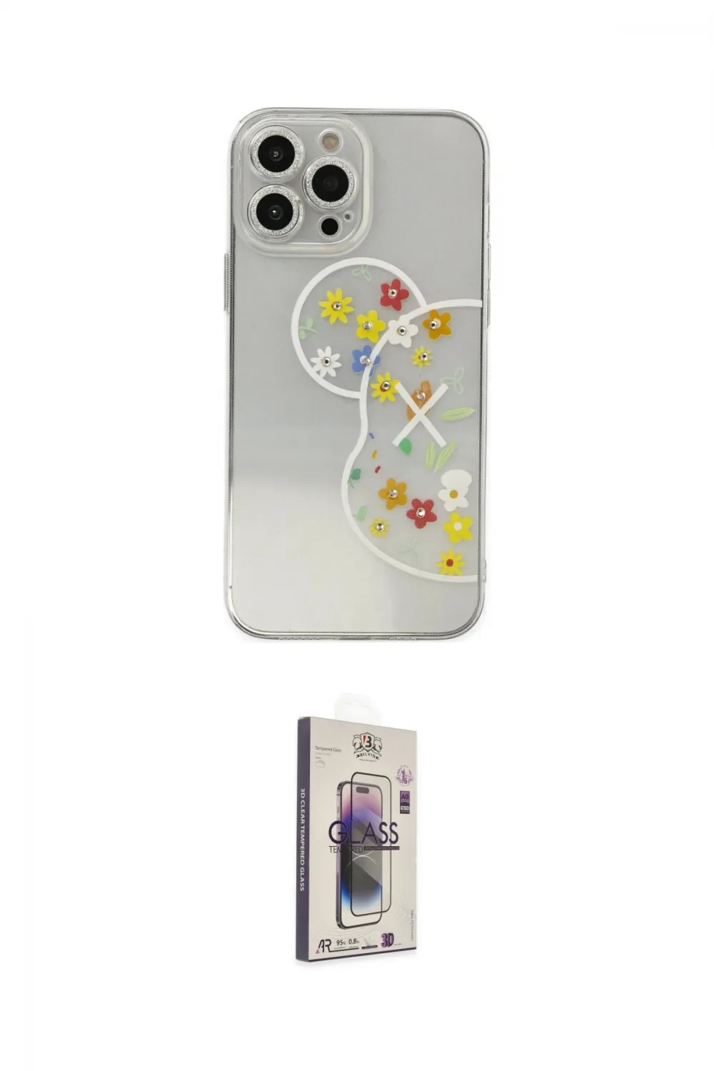 ieg™ iPhone 13 Pro Max Kılıf Eksen Asil Prime - Siyah Bilvis 3D Cam Ekran Koruyucu