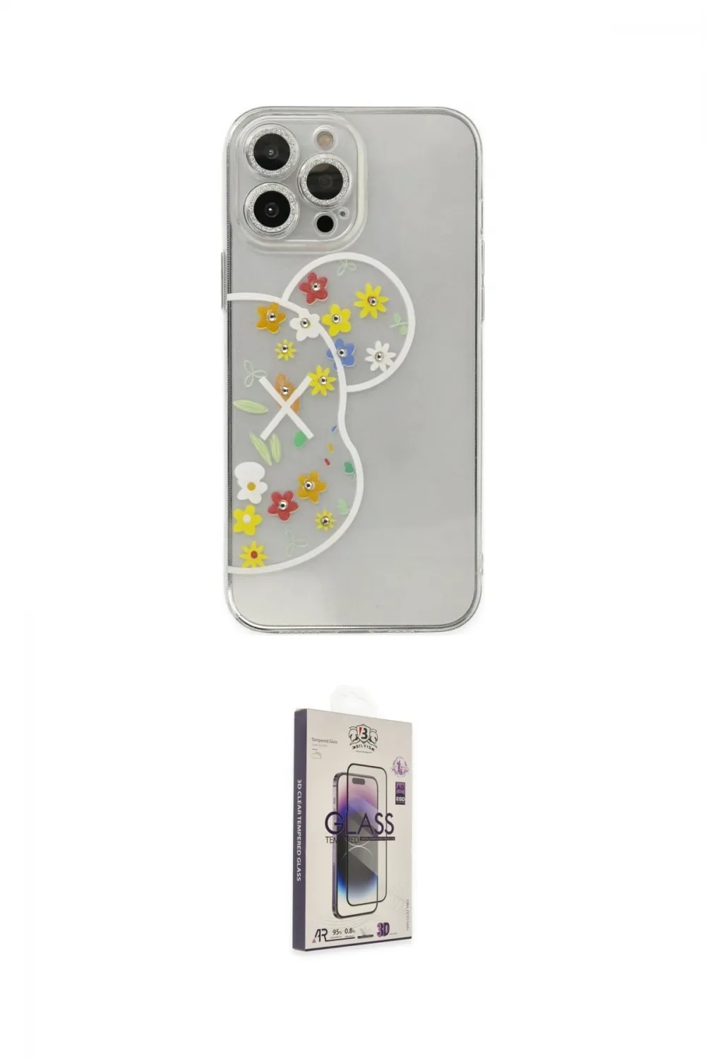 ieg™ iPhone 13 Pro Max Kılıf Eksen Asil Prime - Siyah Bilvis 3D Cam Ekran Koruyucu