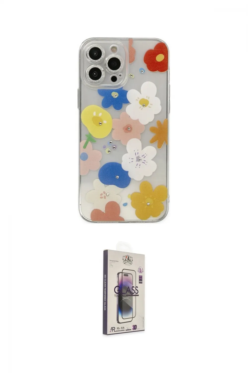 ieg™ iPhone 13 Pro Max Kılıf Eksen Asil Prime - Siyah Bilvis 3D Cam Ekran Koruyucu