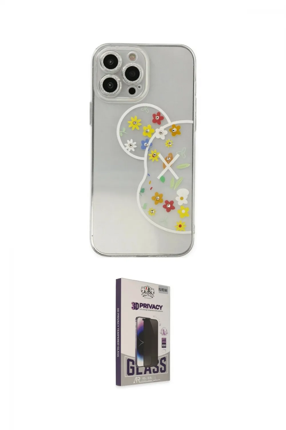 ieg™ iPhone 13 Pro Max Kılıf Eksen Asil Prime - Siyah Bilvis Hayalet Cam Ekran Koruyucu