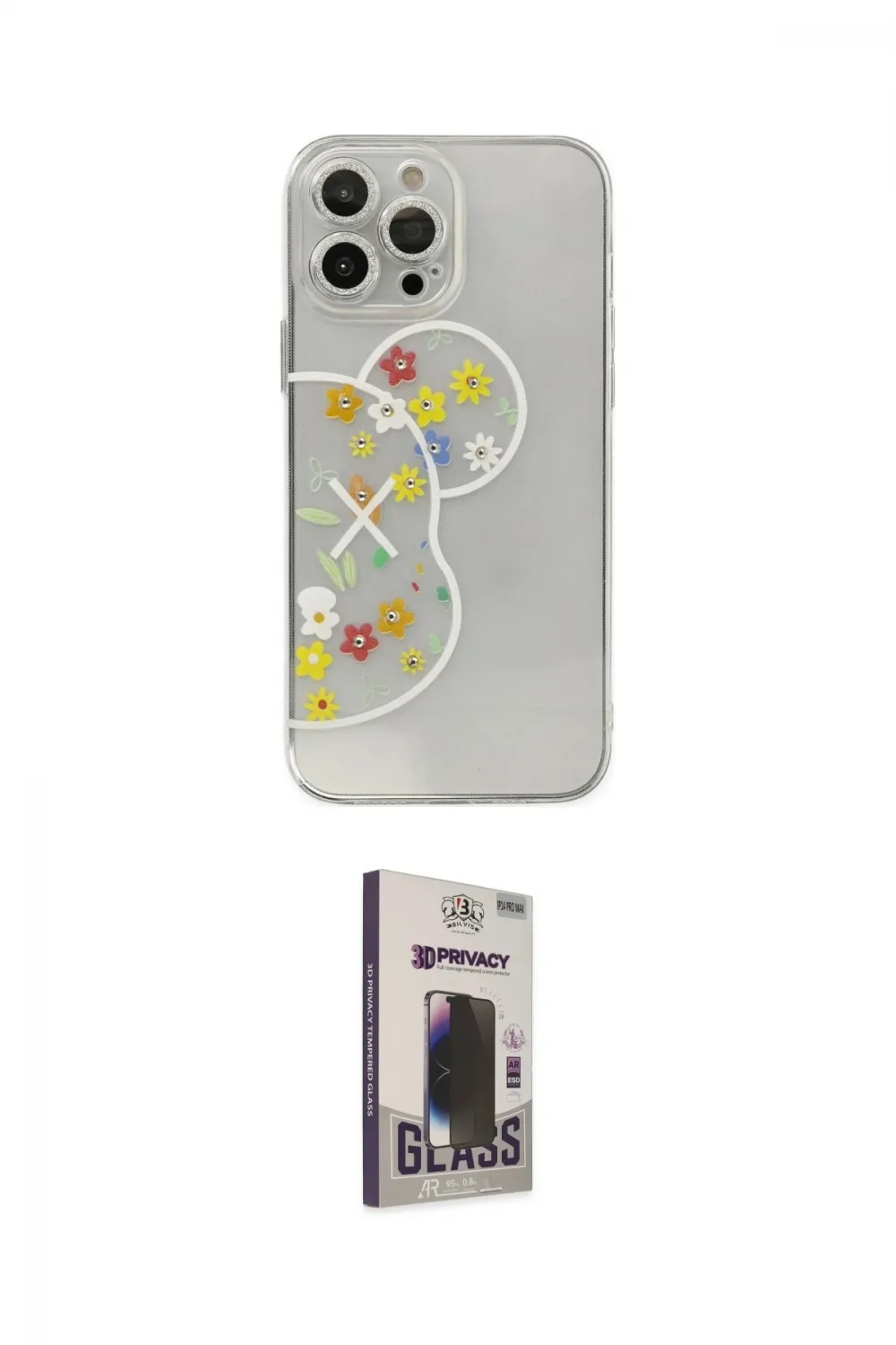 ieg™ iPhone 13 Pro Max Kılıf Eksen Asil Prime - Siyah Bilvis Hayalet Cam Ekran Koruyucu