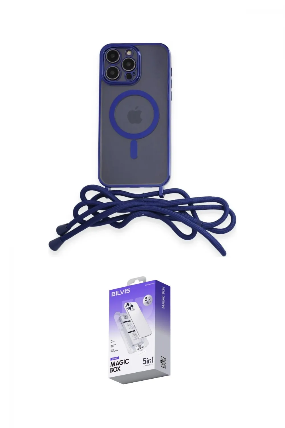 ieg™ iPhone 13 Pro Max Kılıf Eksen Özel Seri - Siyah Bilvis 5in1 3D Magic Cam Ekran Koruyucu
