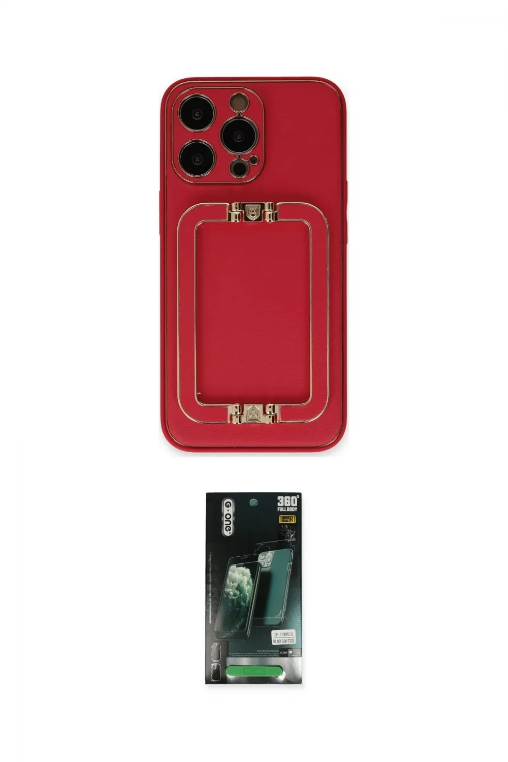 ieg™ iPhone 13 Pro Max Kılıf Kozmos Minimal Prime - Şeffaf 360 Full Body Arka Koruyucu