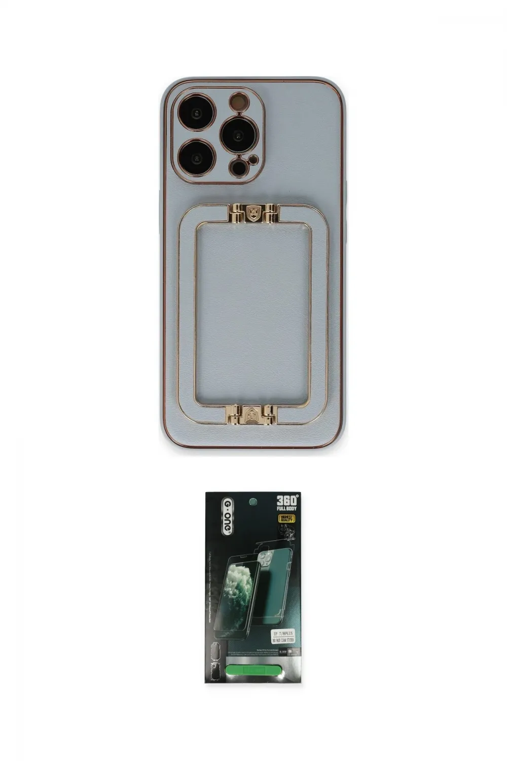 ieg™ iPhone 13 Pro Max Kılıf Kozmos Minimal Prime - Şeffaf 360 Full Body Arka Koruyucu