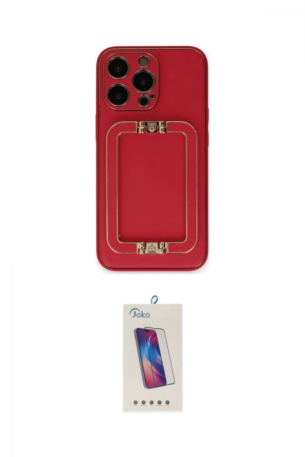 ieg™ iPhone 13 Pro Max Kılıf Kozmos Minimal Prime - Siyah Joko 5D Cam