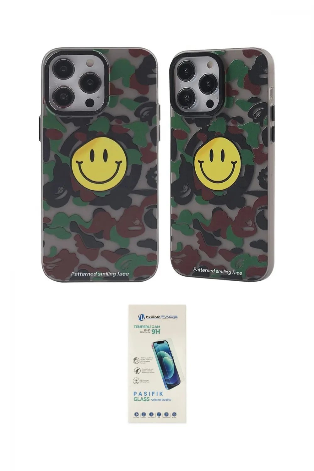 ieg™ iPhone 13 Pro Max Kılıf Nova Doku Koleksiyonu - Şeffaf Pasifik Cam Ekran Koruyucu
