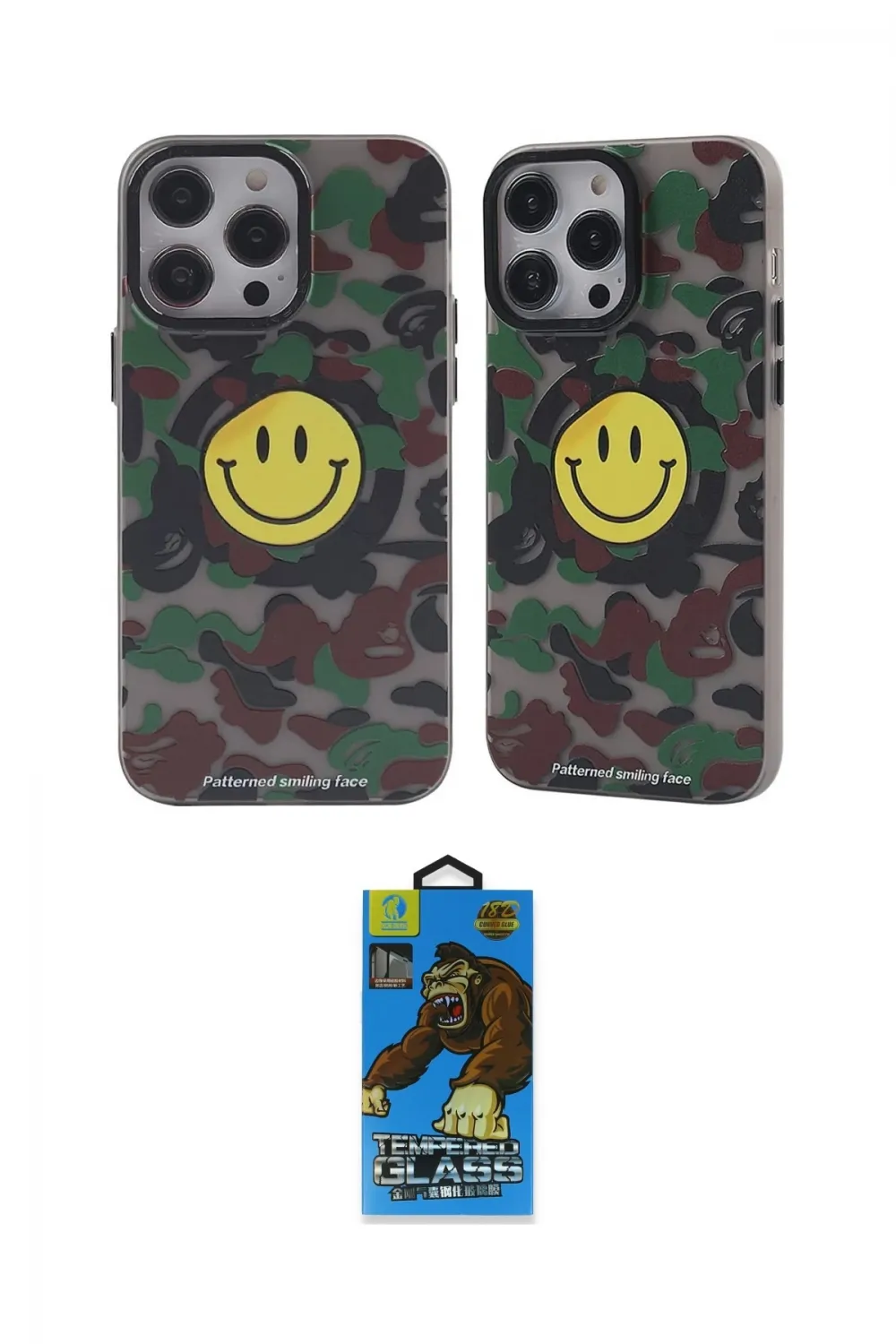 ieg™ iPhone 13 Pro Max Kılıf Nova Doku Koleksiyonu - Siyah 18D Cam Ekran Koruyucu