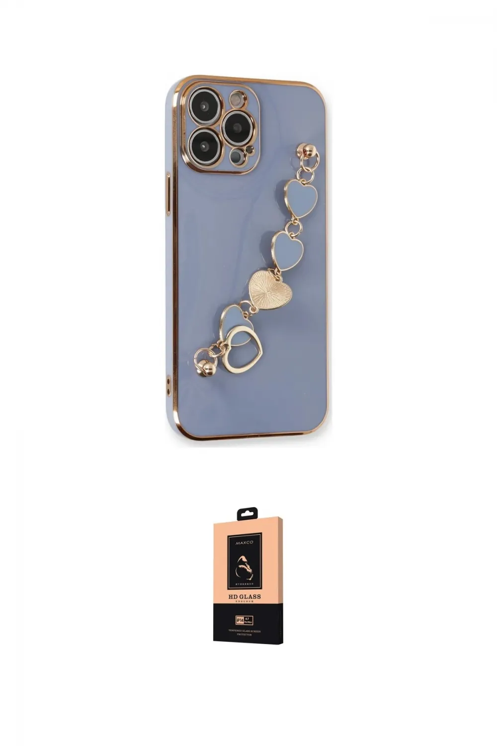 ieg™ iPhone 13 Pro Max Kılıf Nova Işık Prime - Şeffaf Maxco Cam Ekran Koruyucu