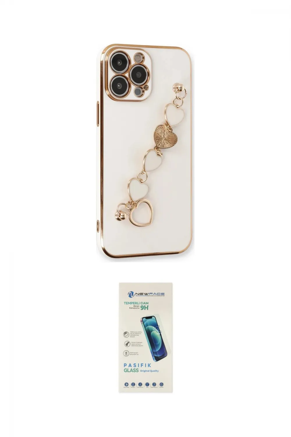 ieg™ iPhone 13 Pro Max Kılıf Nova Işık Prime - Şeffaf Pasifik Cam Ekran Koruyucu