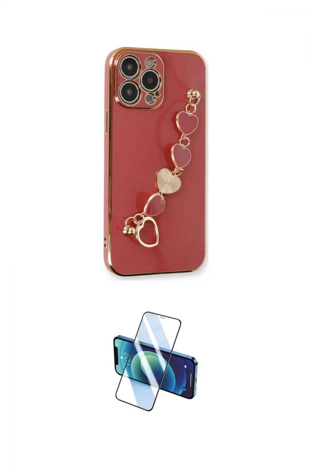 ieg™ iPhone 13 Pro Max Kılıf Nova Işık Prime - Siyah 3D Antistatik Cam Ekran Koruyucu