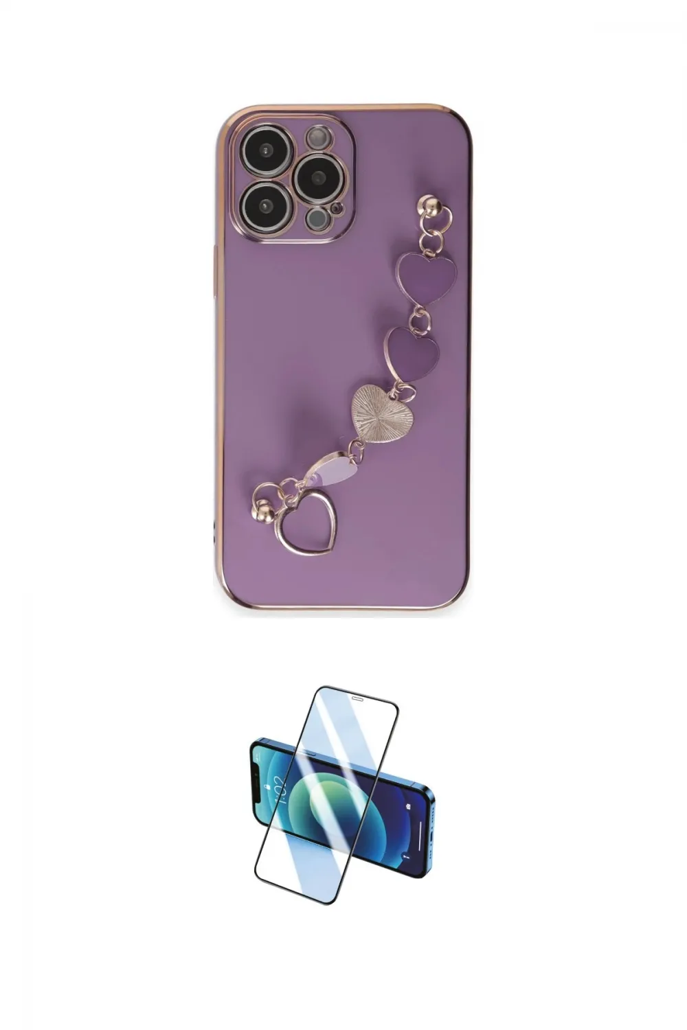 ieg™ iPhone 13 Pro Max Kılıf Nova Işık Prime - Siyah 3D Antistatik Cam Ekran Koruyucu