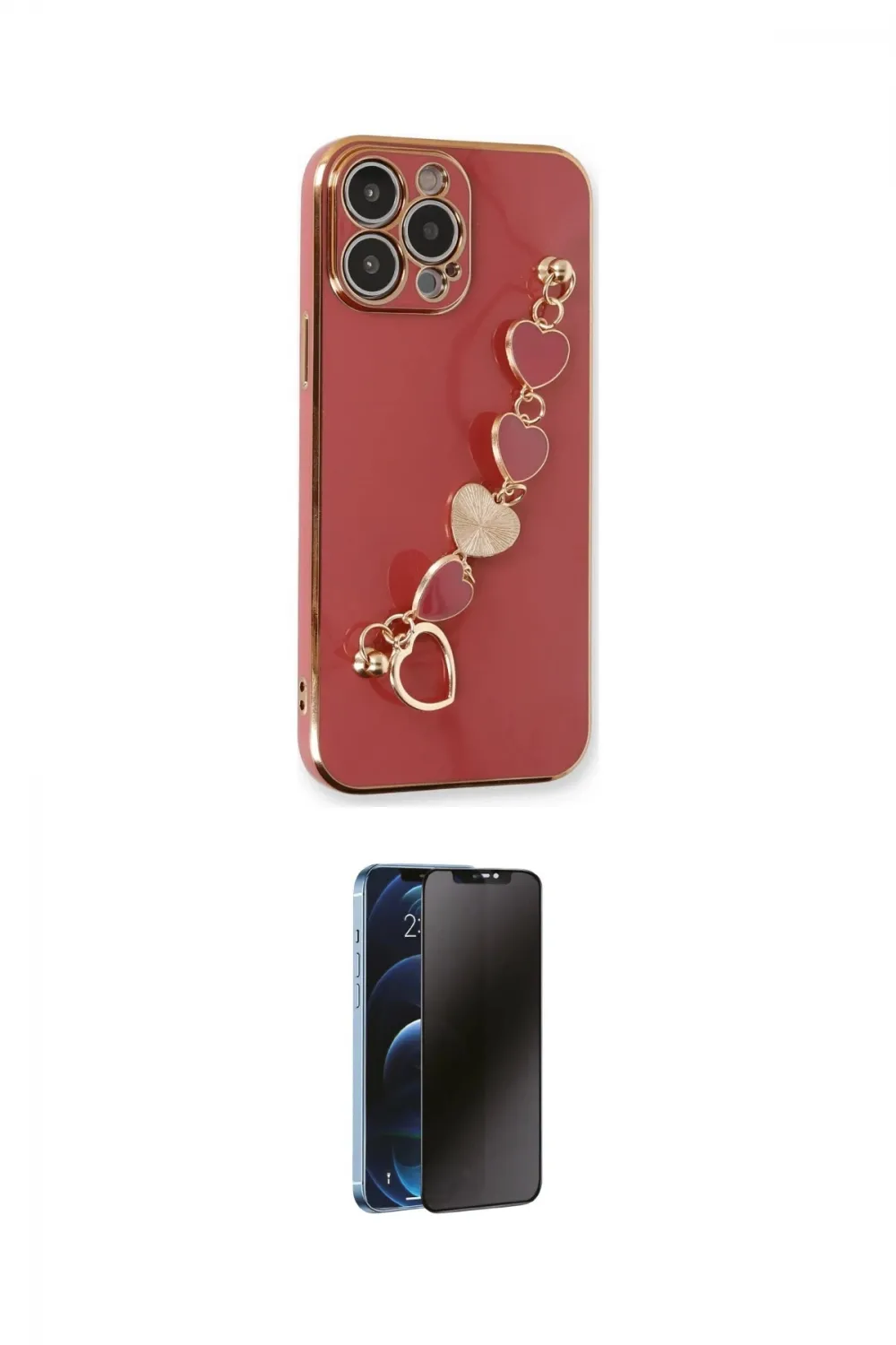 ieg™ iPhone 13 Pro Max Kılıf Nova Işık Prime - Siyah 3D Antistatik Hayalet Cam Ekran Koruyucu