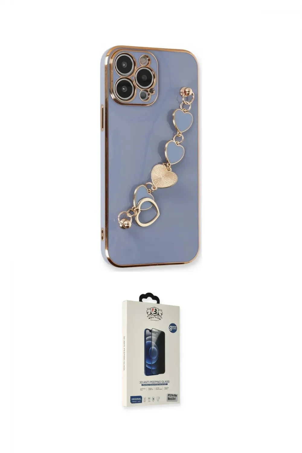 ieg™ iPhone 13 Pro Max Kılıf Nova Işık Prime - Siyah Bilvis Hayalet Cam Ekran Koruyucu