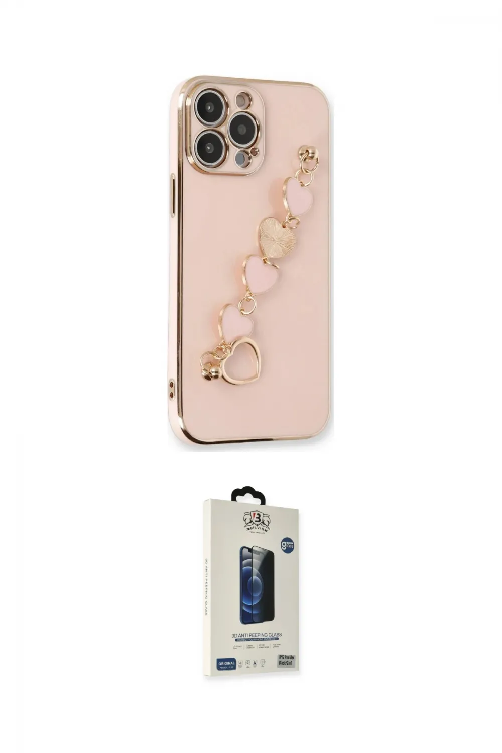 ieg™ iPhone 13 Pro Max Kılıf Nova Işık Prime - Siyah Bilvis Hayalet Cam Ekran Koruyucu