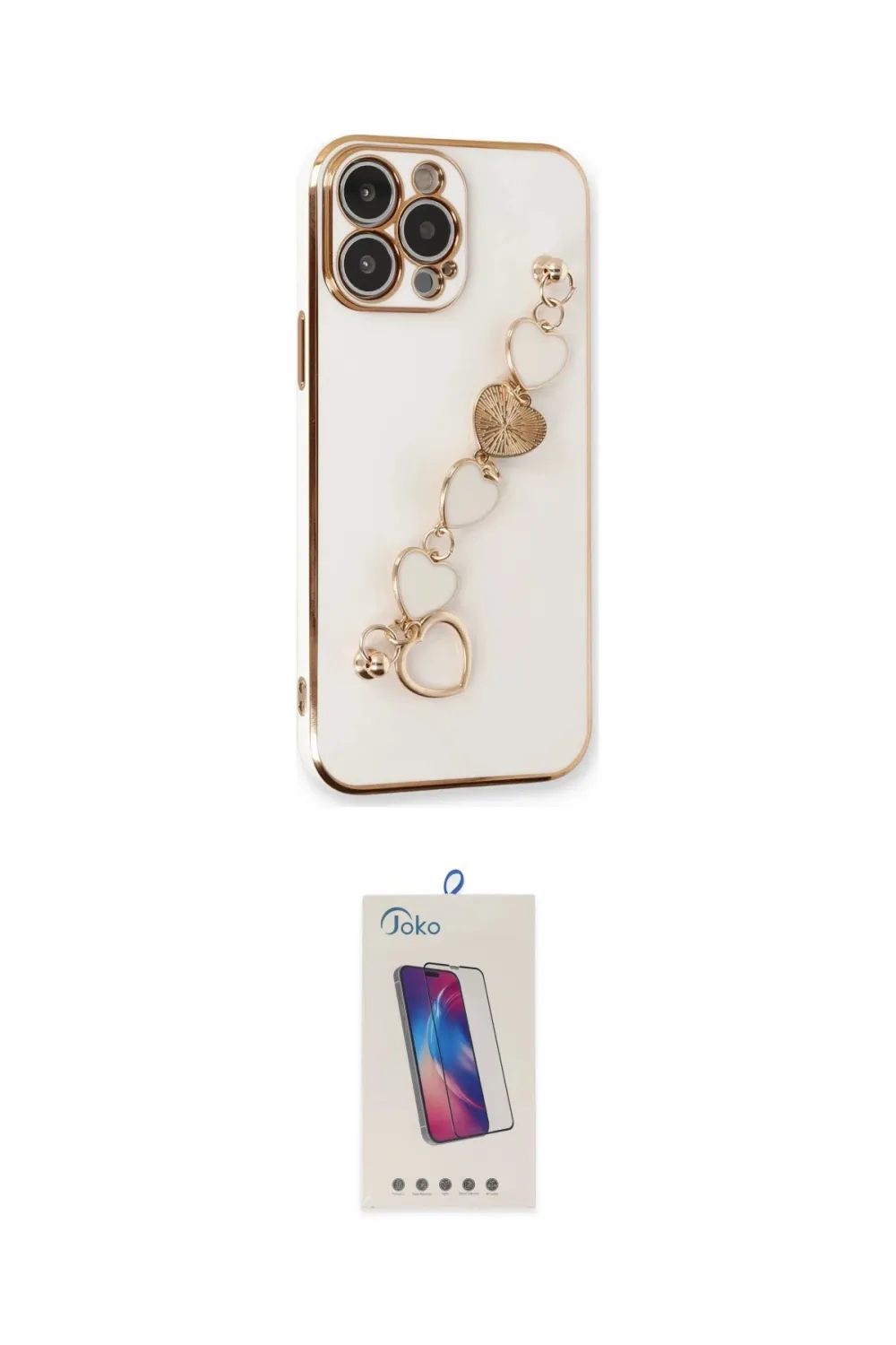 ieg™ iPhone 13 Pro Max Kılıf Nova Işık Prime - Siyah Joko 5D Cam