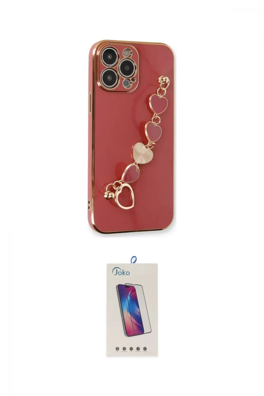 ieg™ iPhone 13 Pro Max Kılıf Nova Işık Prime - Siyah Joko 5D Cam