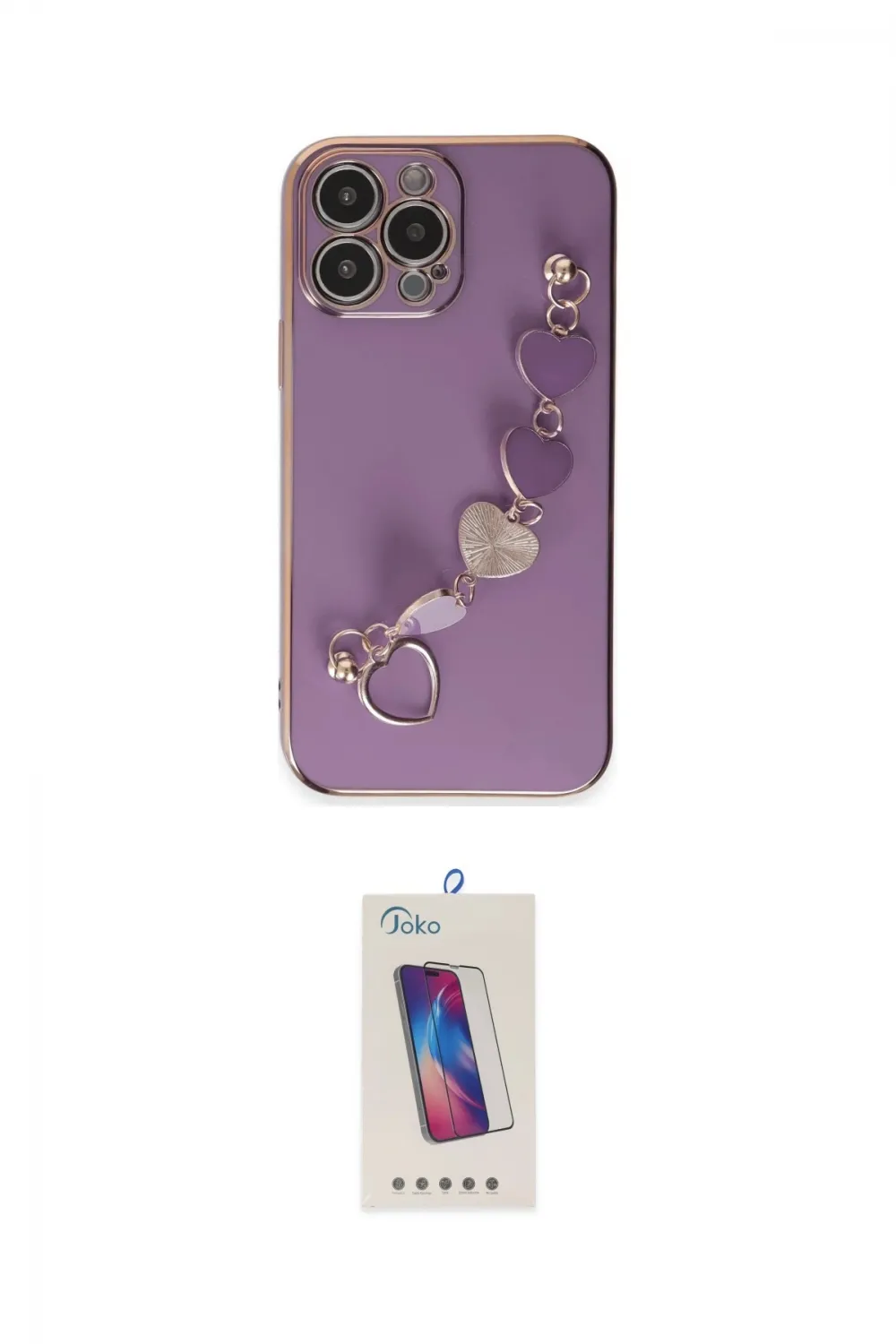 ieg™ iPhone 13 Pro Max Kılıf Nova Işık Prime - Siyah Joko 5D Cam