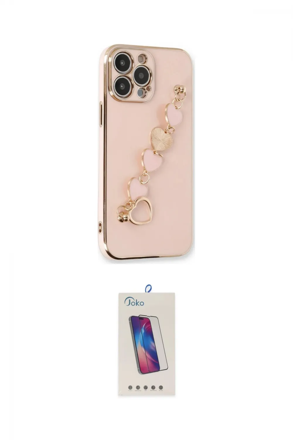 ieg™ iPhone 13 Pro Max Kılıf Nova Işık Prime - Siyah Joko 5D Cam