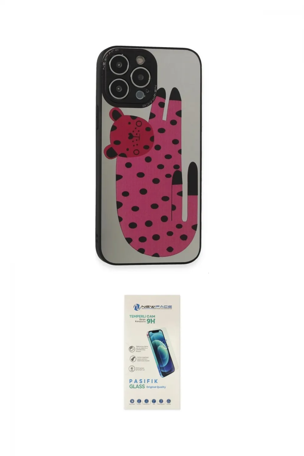 ieg™ iPhone 13 Pro Max Kılıf Odak Klasik Serisi - Şeffaf Pasifik Cam Ekran Koruyucu
