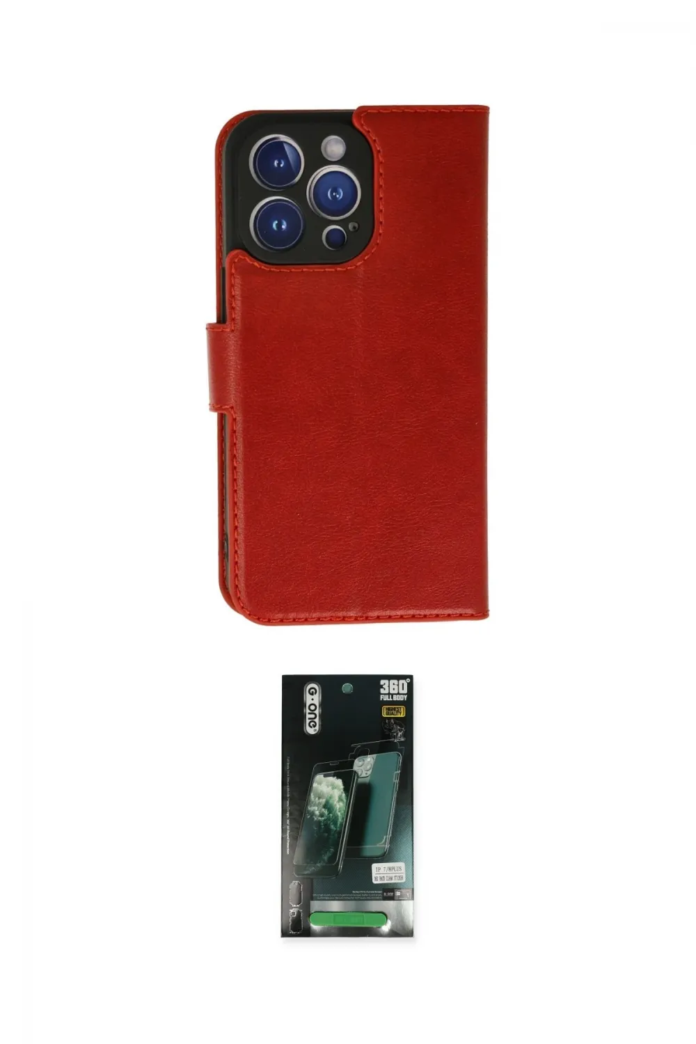 ieg™ iPhone 13 Pro Max Kılıf Siluet Işık Serisi - Şeffaf 360 Full Body Arka Koruyucu
