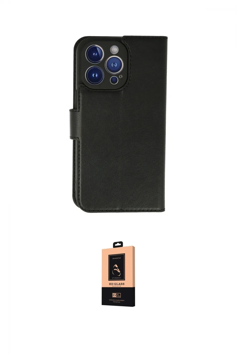 ieg™ iPhone 13 Pro Max Kılıf Siluet Işık Serisi - Şeffaf Maxco Cam Ekran Koruyucu
