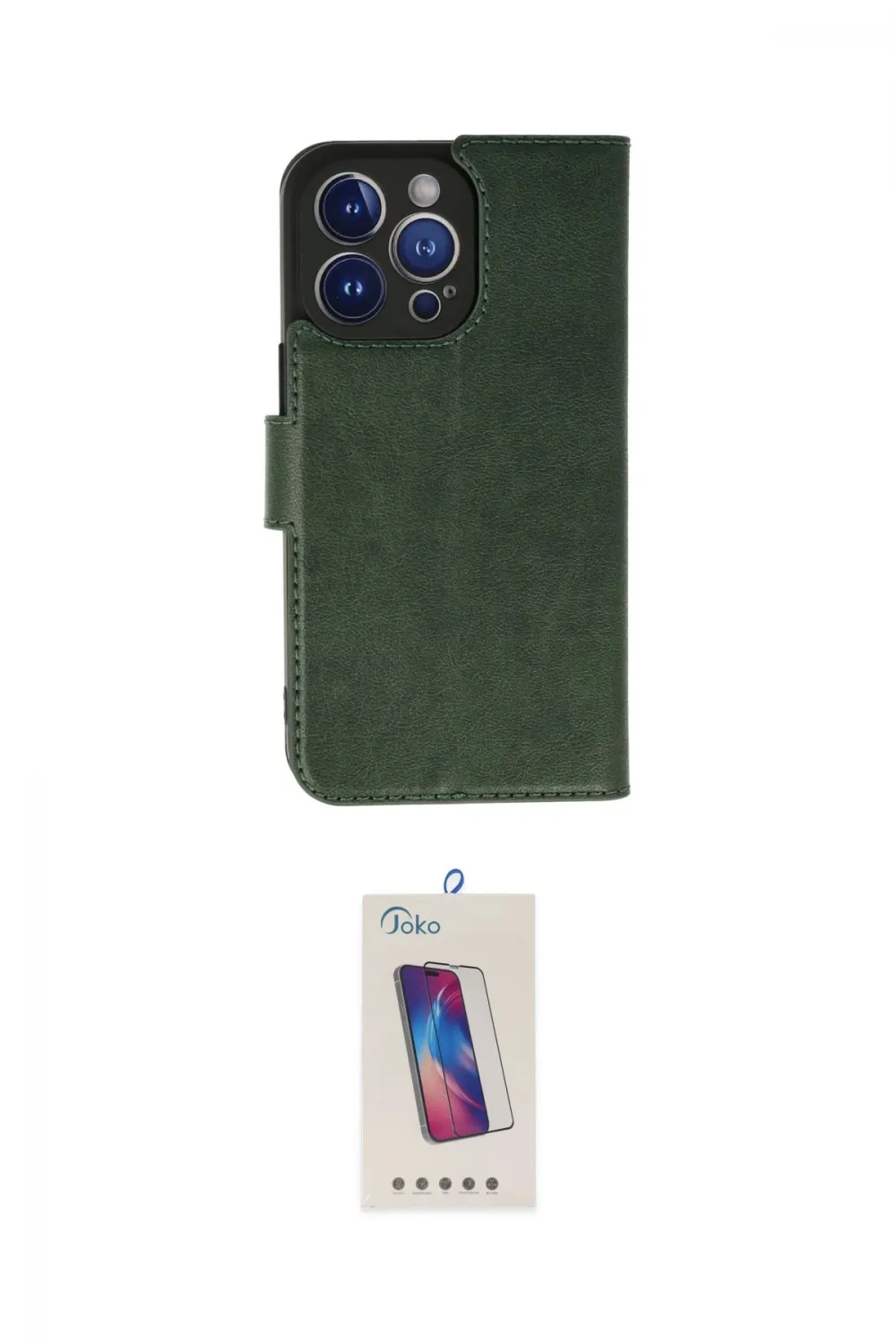 ieg™ iPhone 13 Pro Max Kılıf Siluet Işık Serisi - Siyah Joko 5D Cam
