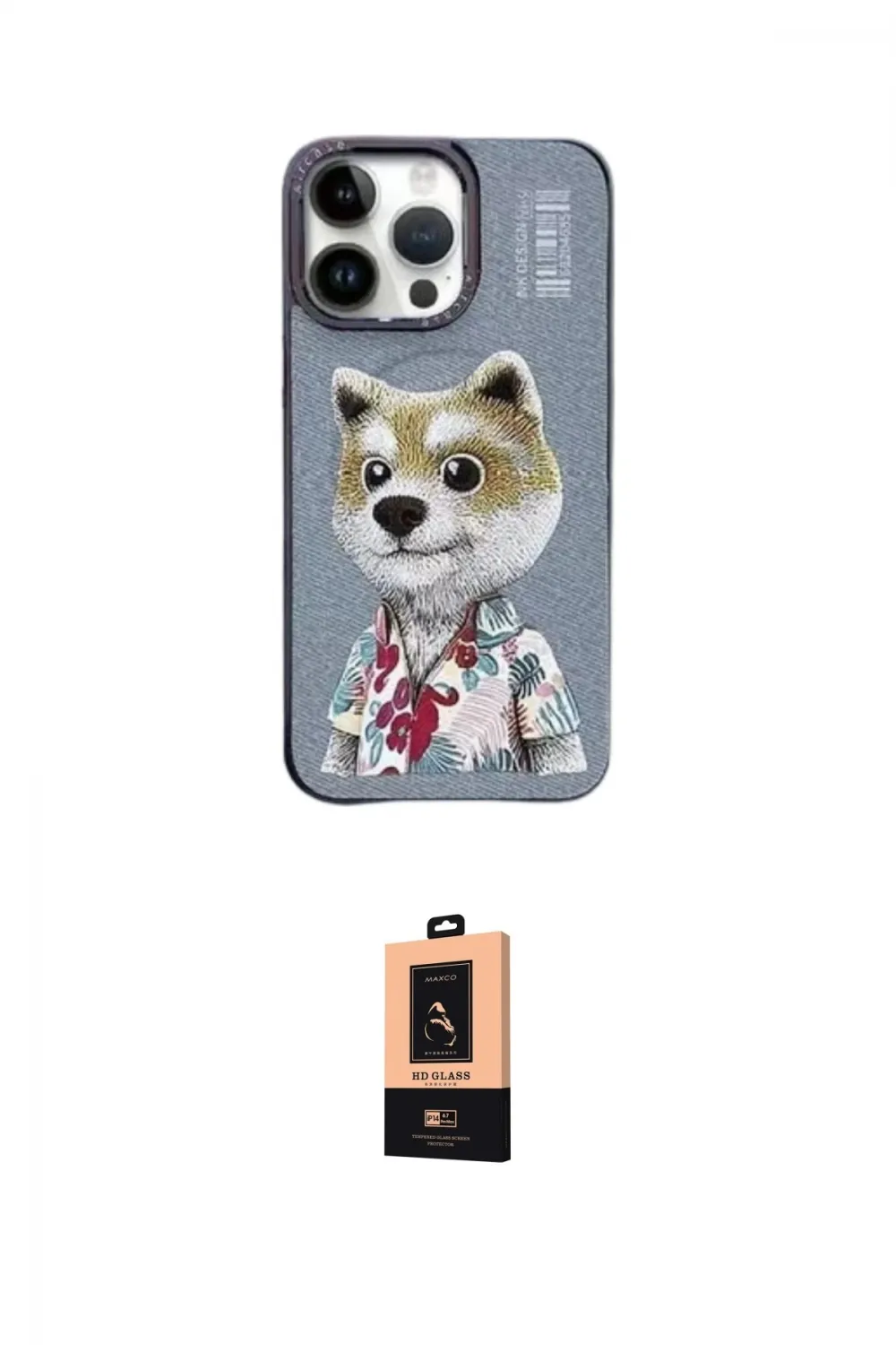 ieg™ iPhone 13 Pro Max Kılıf Siluet Modern Özel Seri - Şeffaf Maxco Cam Ekran Koruyucu