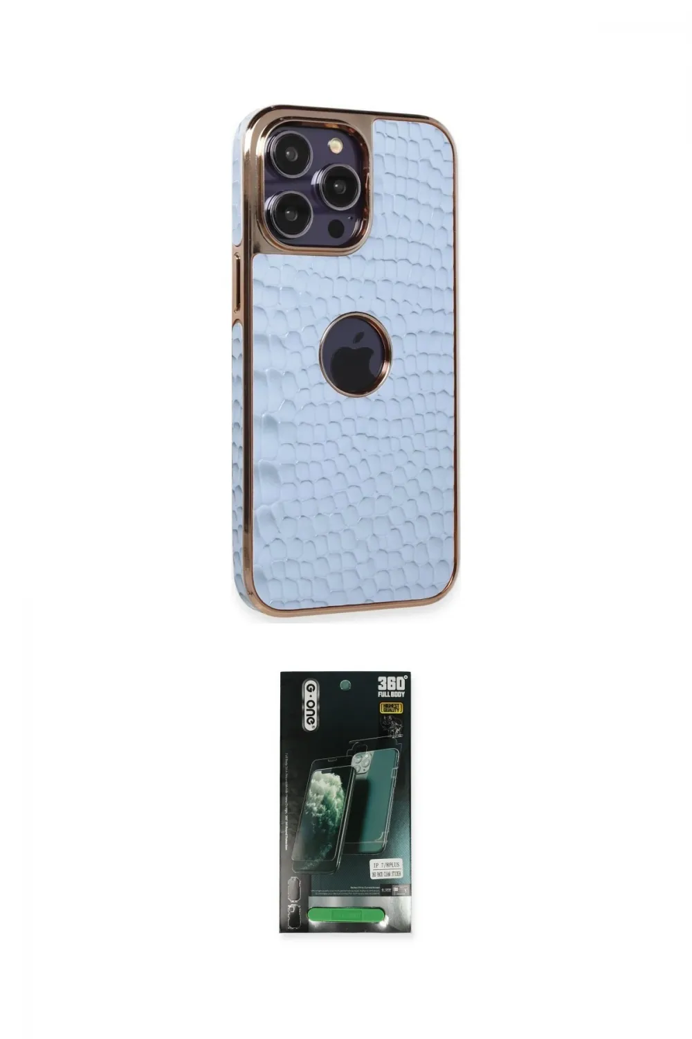 ieg™ iPhone 13 Pro Max Kılıf Ufuk Form Prime - Şeffaf 360 Full Body Arka Koruyucu
