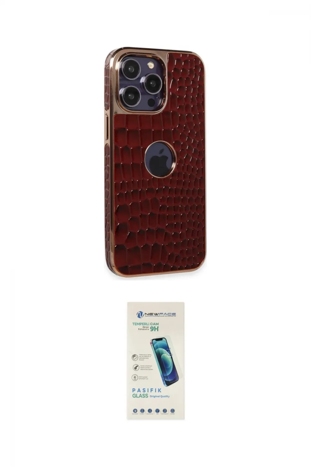 ieg™ iPhone 13 Pro Max Kılıf Ufuk Form Prime - Şeffaf Pasifik Cam Ekran Koruyucu