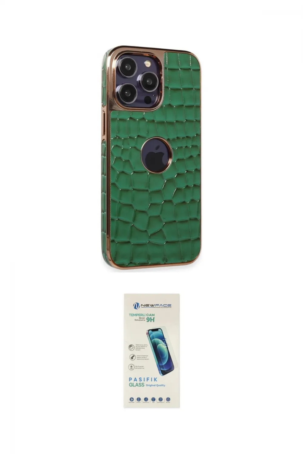 ieg™ iPhone 13 Pro Max Kılıf Ufuk Form Prime - Şeffaf Pasifik Cam Ekran Koruyucu