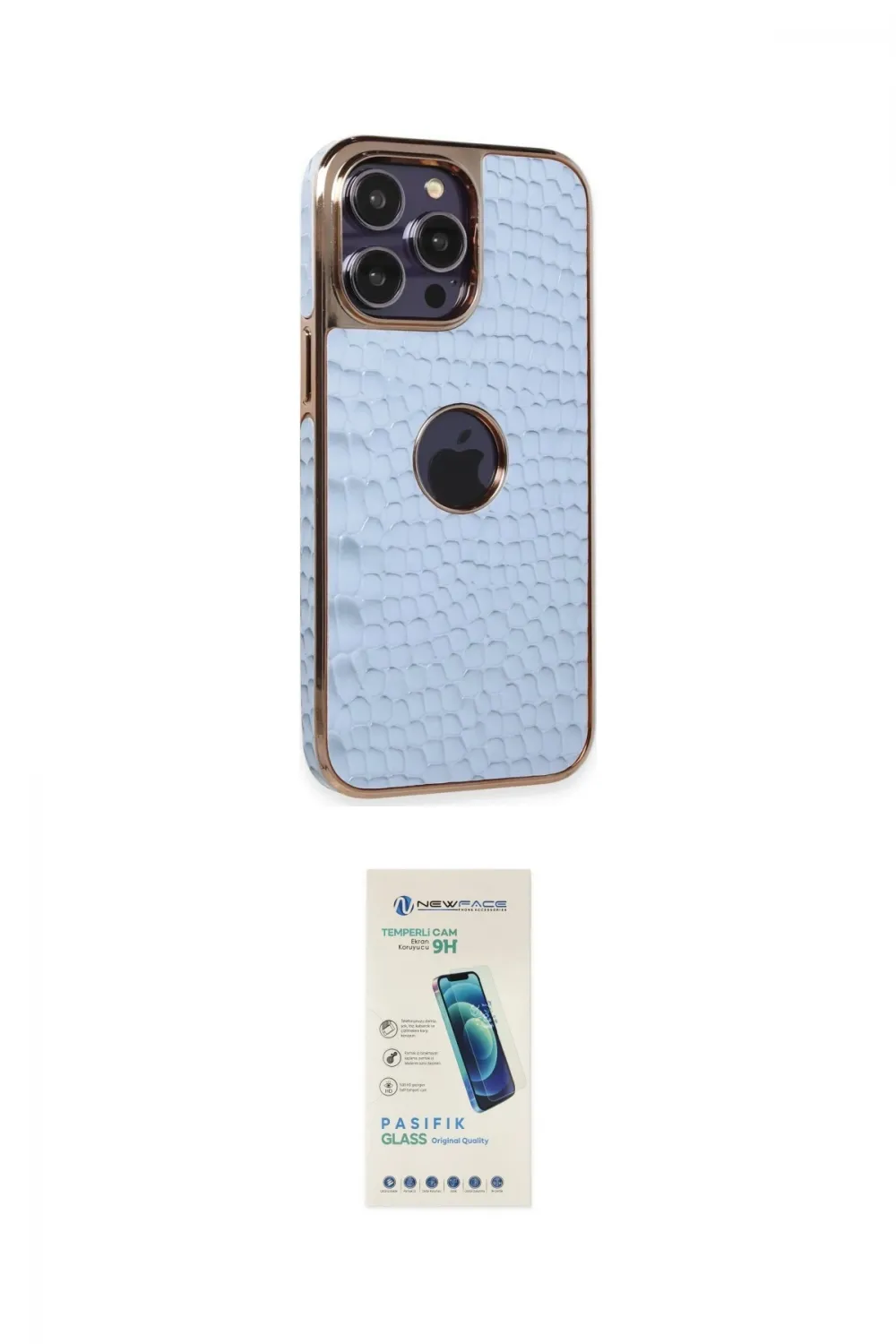 ieg™ iPhone 13 Pro Max Kılıf Ufuk Form Prime - Şeffaf Pasifik Cam Ekran Koruyucu