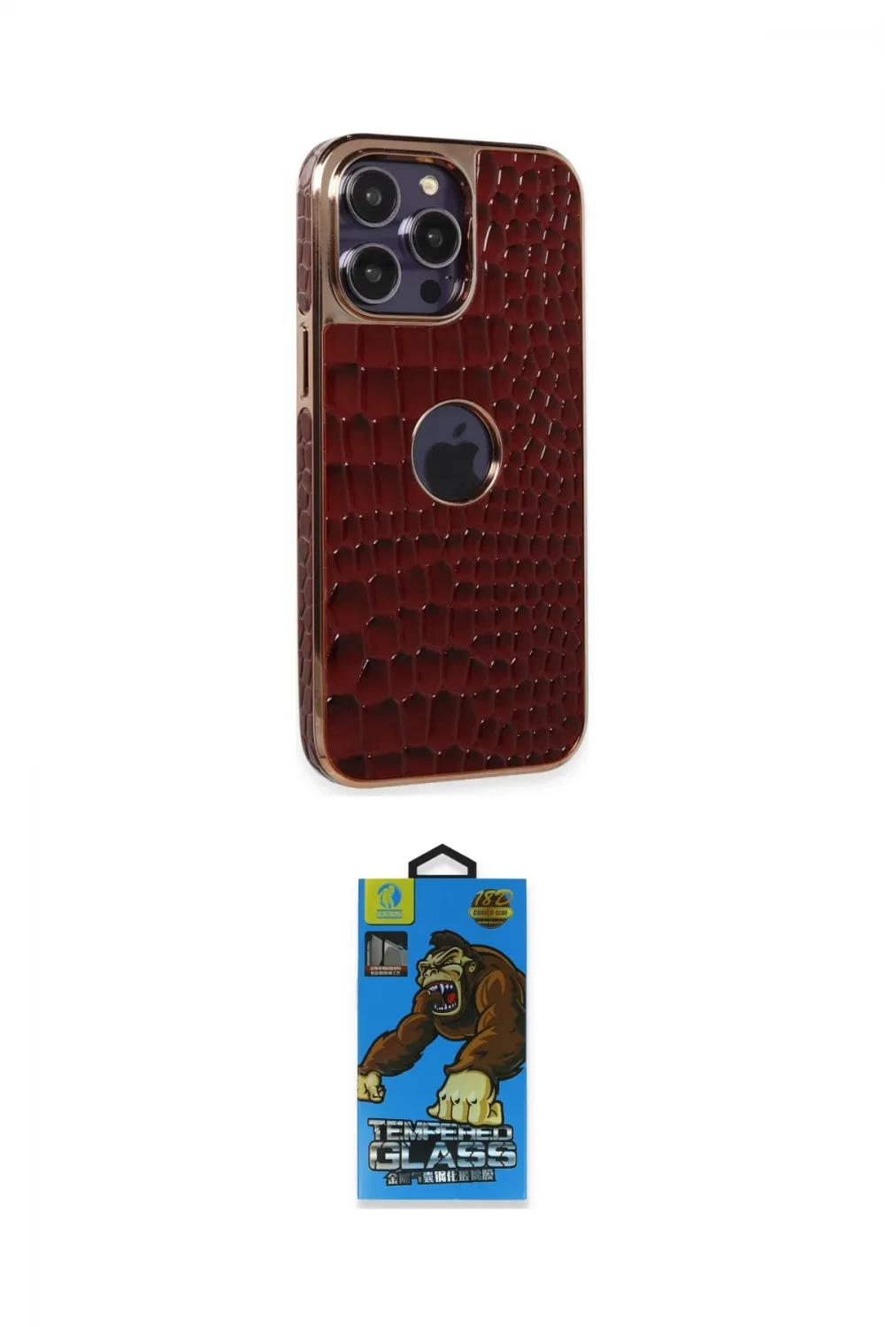 ieg™ iPhone 13 Pro Max Kılıf Ufuk Form Prime - Siyah 18D Cam Ekran Koruyucu