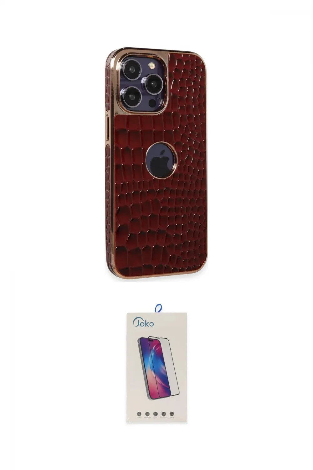 ieg™ iPhone 13 Pro Max Kılıf Ufuk Form Prime - Siyah Joko 5D Cam