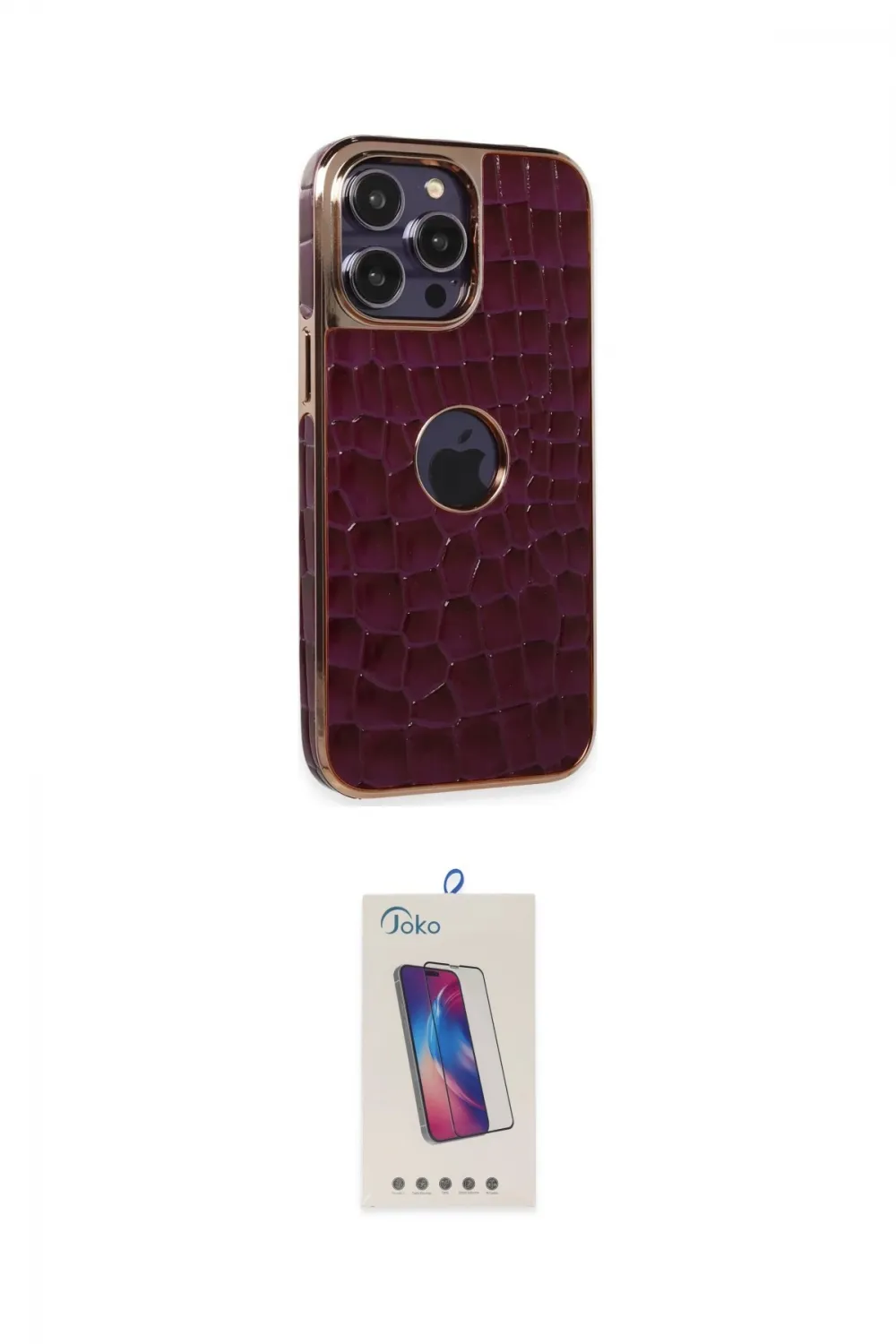 ieg™ iPhone 13 Pro Max Kılıf Ufuk Form Prime - Siyah Joko 5D Cam