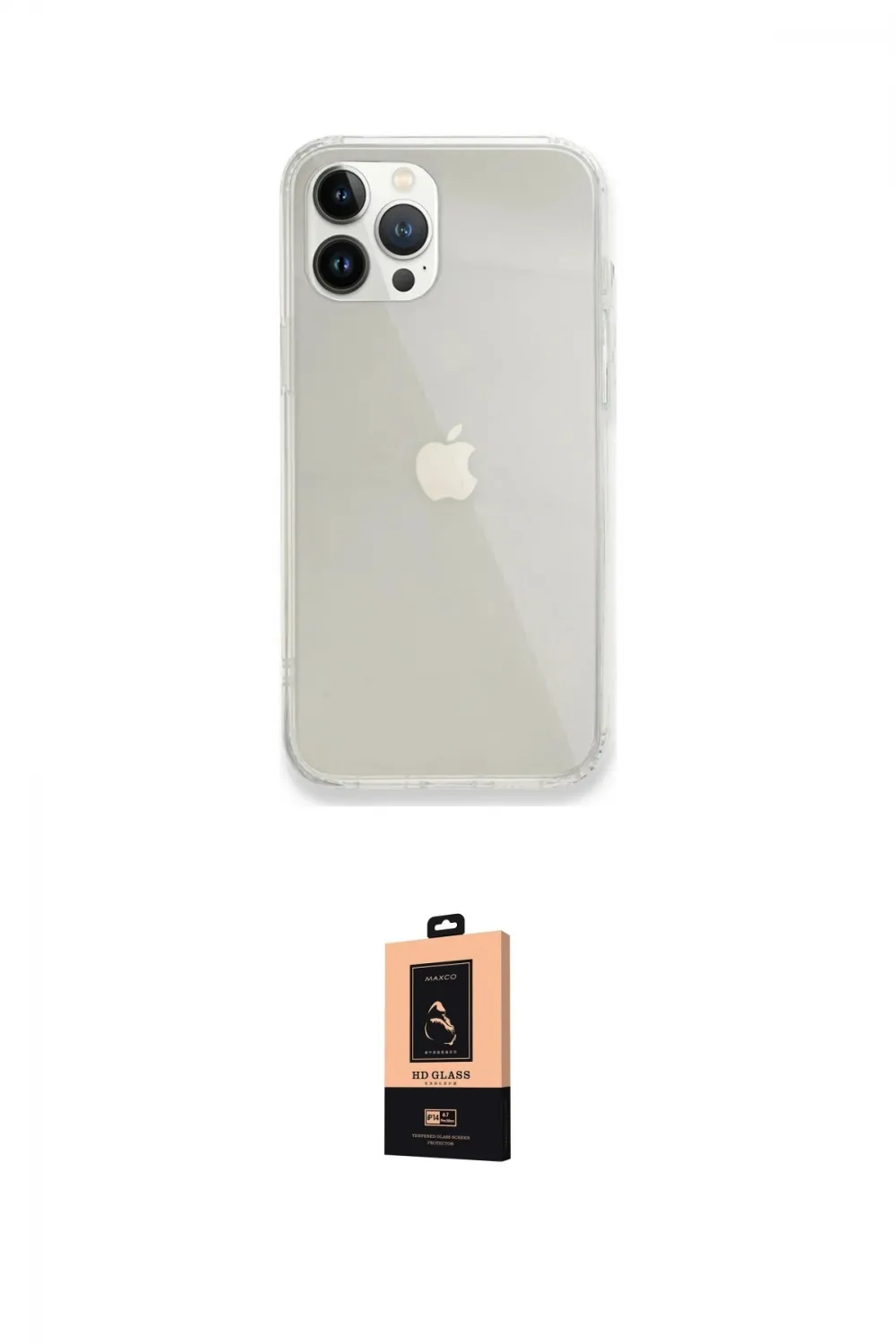 ieg™ iPhone 13 Pro Max Kılıf Vadi Asil Prime - Şeffaf Maxco Cam Ekran Koruyucu