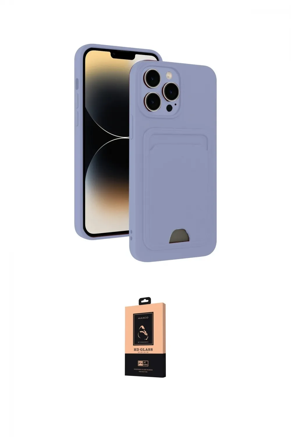 ieg™ iPhone 13 Pro Max Kılıf Vadi Çizgi Prime - Şeffaf Maxco Cam Ekran Koruyucu
