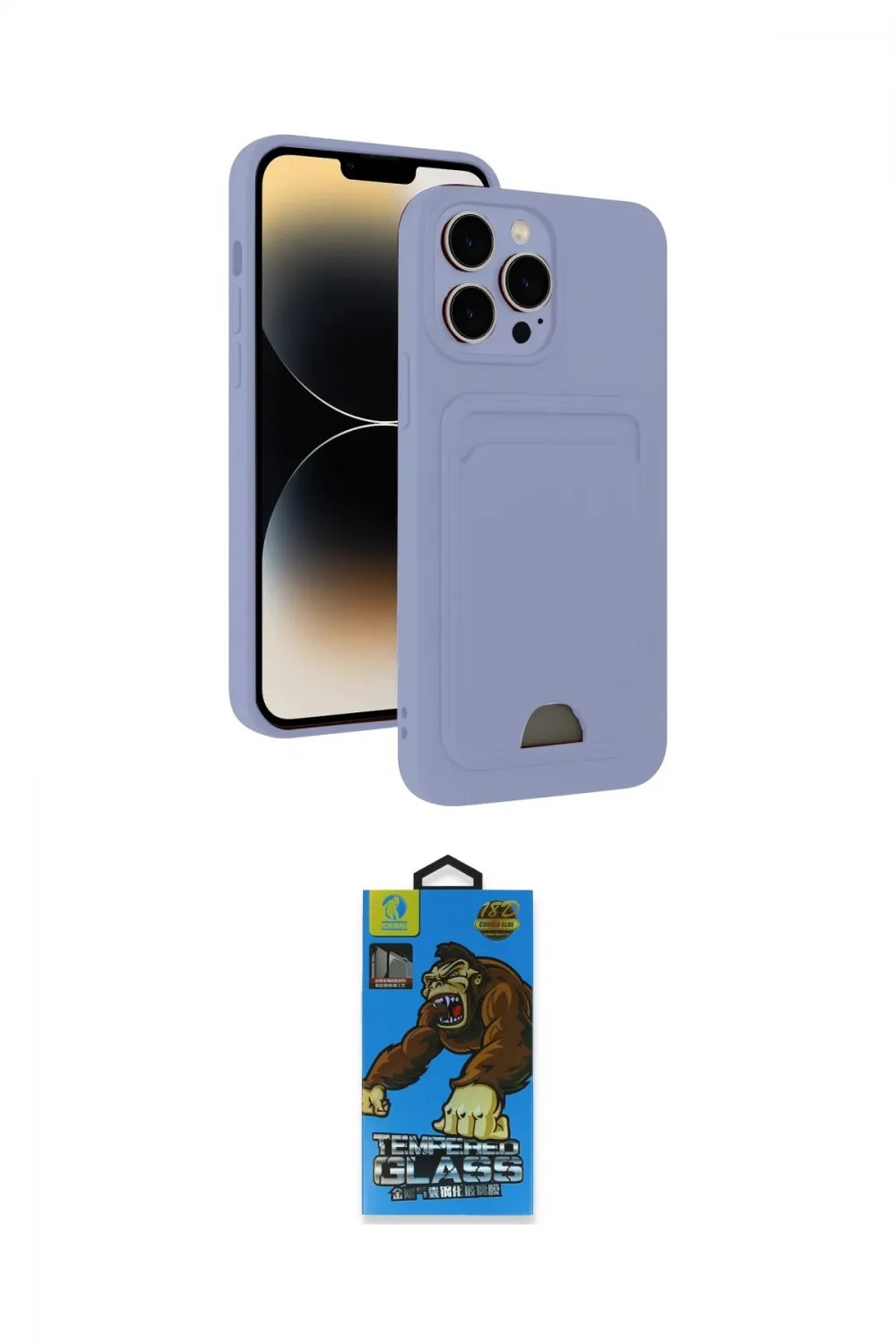ieg™ iPhone 13 Pro Max Kılıf Vadi Çizgi Prime - Siyah 18D Cam Ekran Koruyucu
